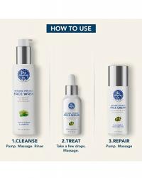 Generic The Moms Co. Natural Vita Rich Complete Night Repair Bundle with Face Wash, Face Cream & Face Serum
